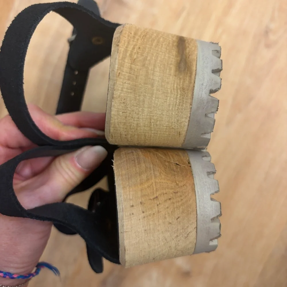 MIA swedish clogs, black suede, size EU 39 - Picture 4 of 8